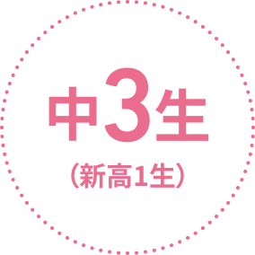 中3(新高1生)