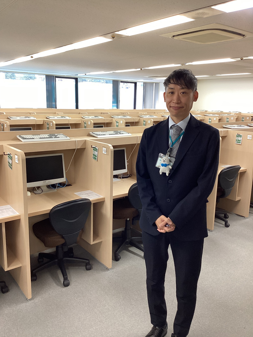 ブース内はとても開放的です